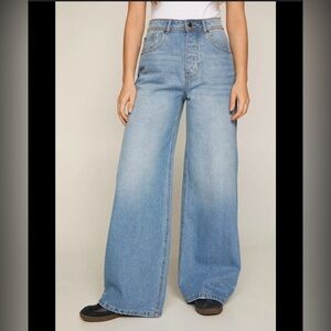 Nasty Gal wide leg jeans